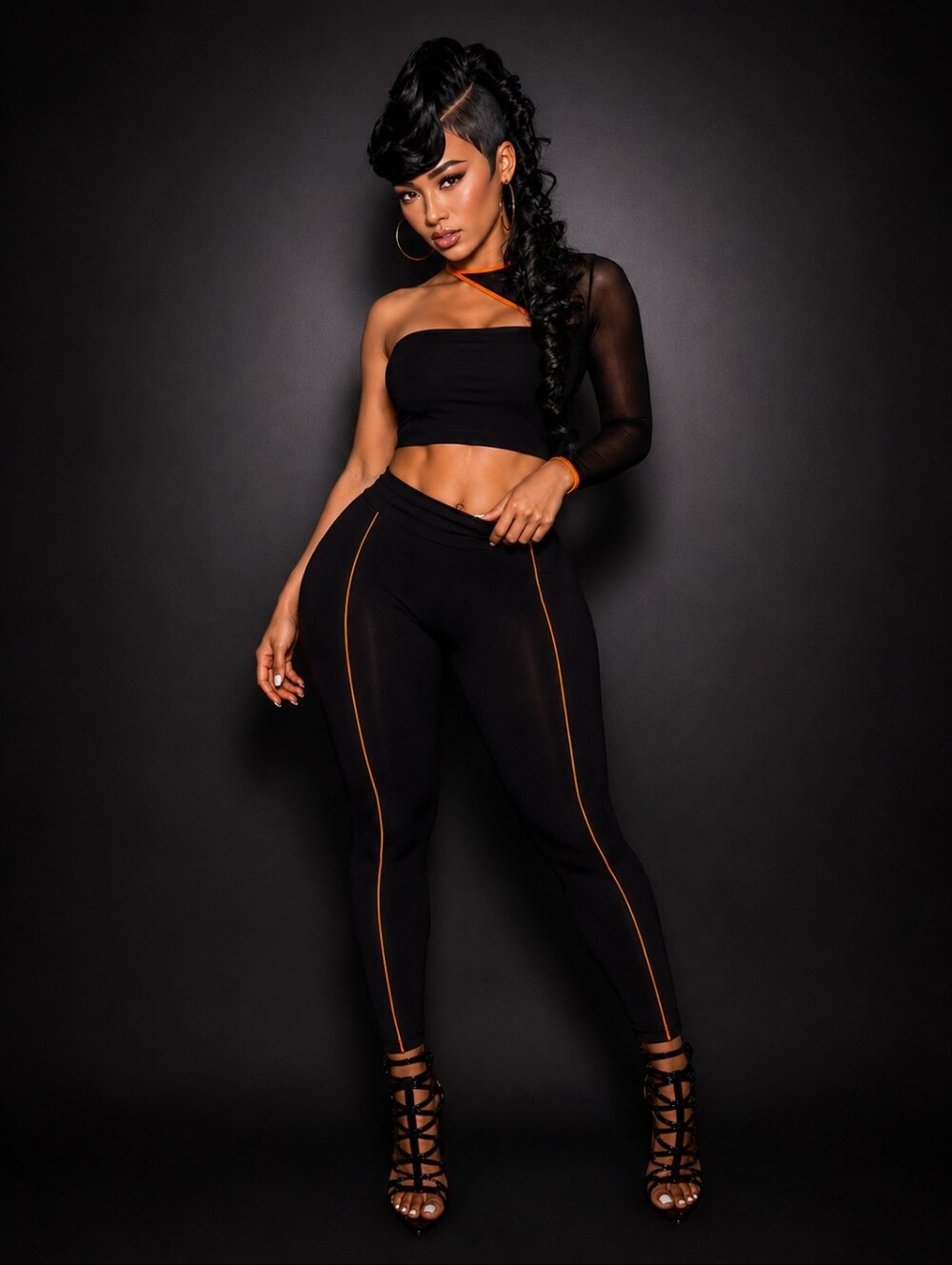 💋DOLLS KILL APOLOGY NOT ACCEPTED MESH LEGGINGS SET!!!